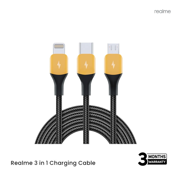 Picture of Realme 3 in 1 Charging Cable (1.2m)