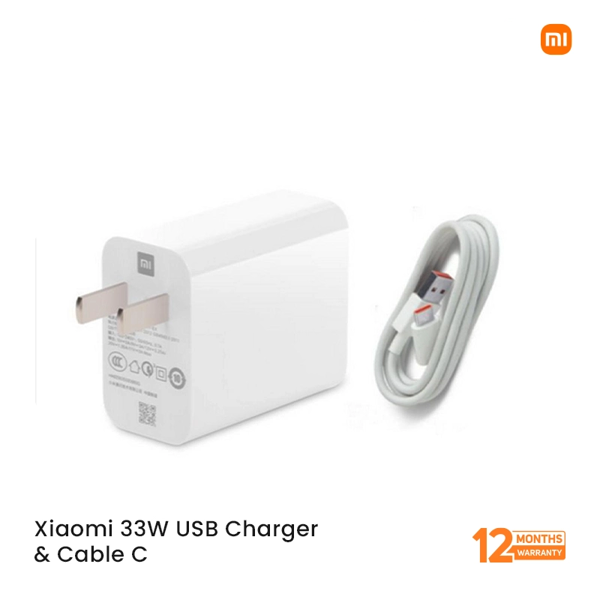 Picture of Xiaomi 33W USB Charger & Cable C- White