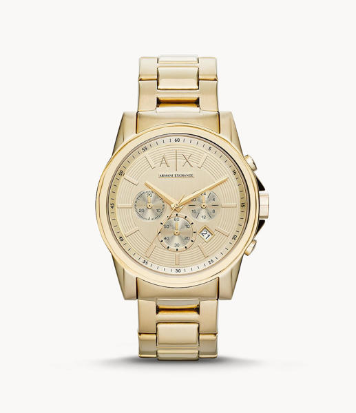 Picture of Armani Exchange Chronograph Gold-Tone Stainless Steel Men’s Watch (AX2099)