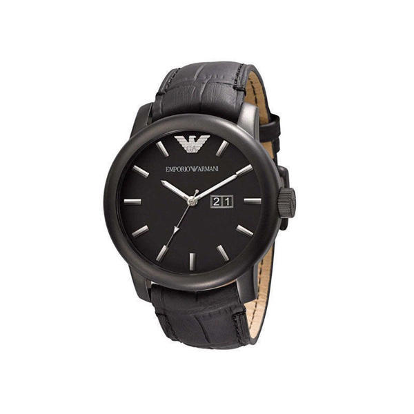 Picture of Emporio Armani AR0496 Classic Black Leather Quartz Men's Watch