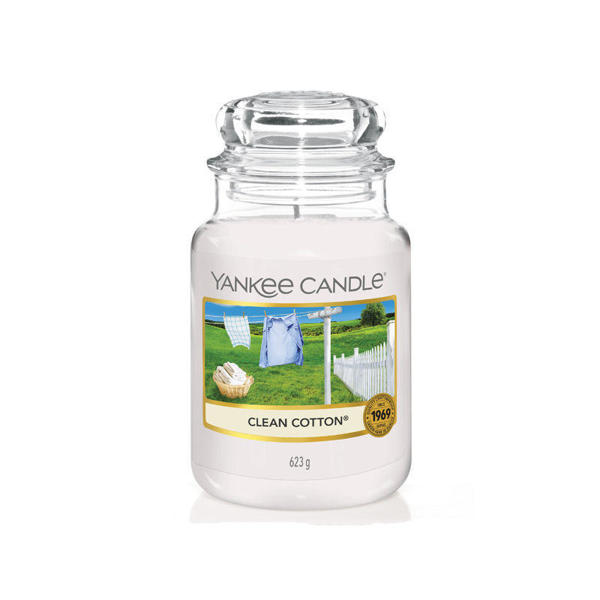Picture of YANKEE CANDLE Classic Large Jar Clean Cotton (Fresh)