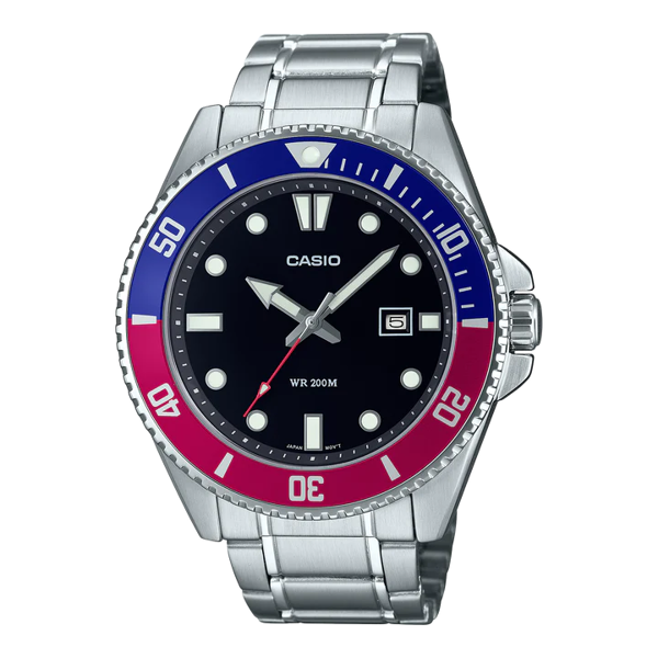 Picture of Casio Men's Pepsi Dive Watch WR 200M MDV-107D-1A3V