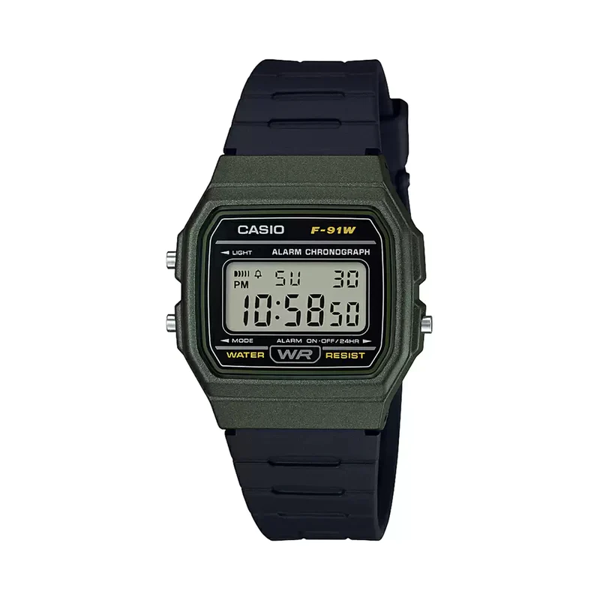 Picture of Casio F-91WM-3ADF Classic Retro Digital Fiber Belt Watch