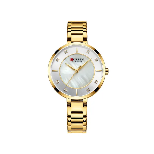 Picture of CURREN C9051L Quartz Stainless Steel Strap Women Wristwatch –  Gold & Silver