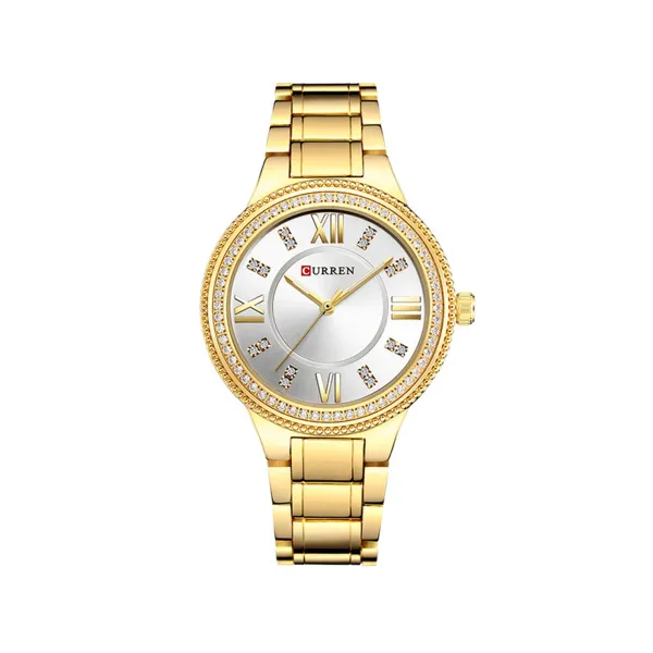 Picture of CURREN C9004L Stainless Steel Watch for Women – Gold & White