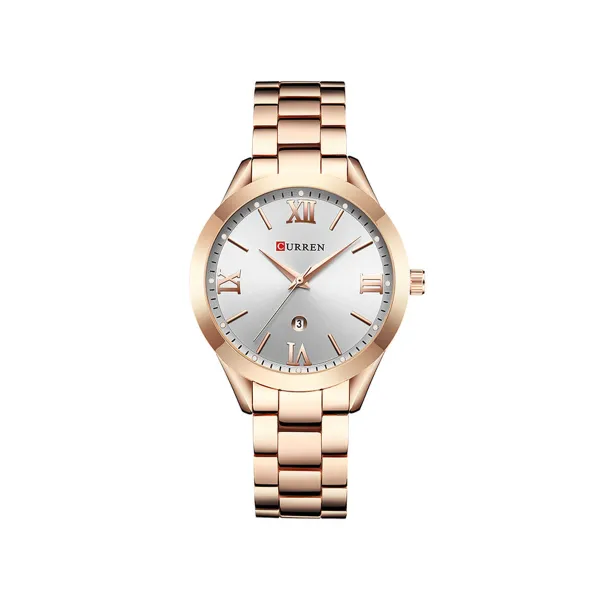 Picture of Curren C9007L Classic Women Watch with Date – Rose Gold & Silver