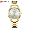 Picture of Curren C9007L Classic Women Watch with Date – Gold & White