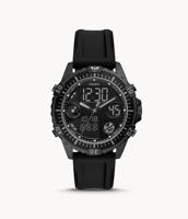 Picture of Fossil Men’s Garrett Analog-Digital Black Silicone Watch FS5775