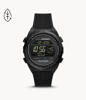 Picture of Fossil Men’s Everett Solar-Powered Digital Black Silicone Watch FS5859