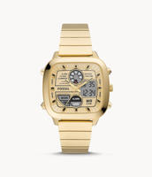 Picture of Fossil Men’s Retro Analog-Digital Gold-Tone Stainless Steel Watch FS5889