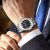 Picture of Poedagar 613 Business Steel Luminous Watch for Men - Black