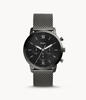 Picture of Fossil Men’s Neutra Chronograph Smoke Stainless Steel Mesh Watch FS5699