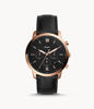 Picture of Fossil Men’s Neutra Chronograph Black Leatehr Strap Watch FS5381