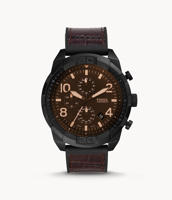 Picture of Fossil Men’s Bronson Chronograph Brown Croco Leather Watch FS5713