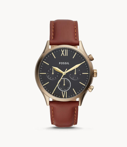 Picture of Fossil BQ2404 Fenmore Multifunction Brown Leather Band Men’s Watch
