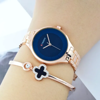 Picture of Curren 9015 Stainless Steel Analog Watches for Women - Rose Gold & Blue
