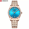 Picture of CURREN 9086 Stainless Steel Watch for Women – Rose Gold & Blue