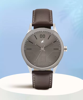 Picture of Fastrack 3247SL01 Bare Basics Analog Brown Dial Leather Watch for Guys