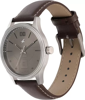 Picture of Fastrack 3247SL01 Bare Basics Analog Brown Dial Leather Watch for Guys