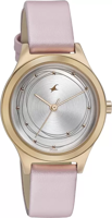 Picture of Fastrack 6152WL02 Style Up Silver Dial Leather Strap Watch for Girls