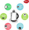 Picture of Pigeon by Stovekraft Quartz Electric Kettle (14299) 1.7 Litre with Stainless Steel Body, used for boiling Water, making tea and coffee, instant noodles, soup etc. 1500 Watt (Silver)