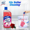Picture of Lizol Disinfectant Surface Floor Cleaner Floral (Free Trix Lemon Dish Washing Bar 300 gm)