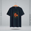 Picture of Round Neck Half Sleeve Cotton T-Shirt (Black)