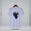 Picture of Round Neck Half Sleeve Cotton T-Shirt - (White)