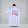 Picture of Round Neck Half Sleeve Cotton T-Shirt - (White)