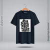 Picture of Round Neck Half Sleeve Cotton T-Shirt - (Black)