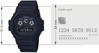 Picture of CASIO G-Shock DW-5900BB-1DR Black Resin Belt Digital Watch