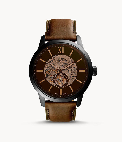 Picture of Fossil Men’s Townsman Automatic Brown Leather Watch ME3155