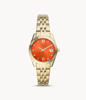 Picture of Fossil Women’s Scarlette Mini Three-Hand Date Gold-Tone Stainless Steel Watch ES4904