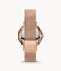 Picture of Fossil Women’s Jacqueline Multifunction Rose Gold-Tone Stainless Steel Mesh Watch ES5098
