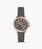 Picture of Fossil Women’s Izzy Multifunction Gray Leather Watch ES4889