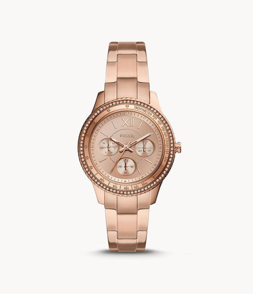 Picture of Fossil Women’s Stella Sport Multifunction Rose Gold-Tone Stainless Steel Watch ES5106