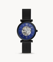 Picture of Fossil Women’s Carlie Automatic Black Stainless Steel Mesh Watch ME3177