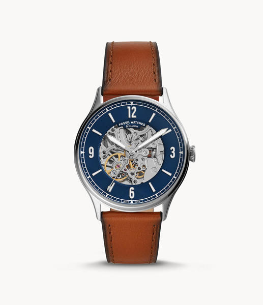 Picture of Fossil Men’s Forrester Automatic Luggage Leather Watch ME3179