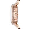 Picture of Michael Kors Women’s Chronograph Parker Rose Gold-Tone Stainless Steel & Rose Glitter Acetate Bracelet Watch MK6285