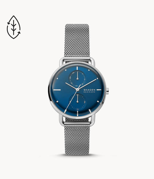 Picture of Skagen Denmark Women’s Horizont Multifunction Silver-Tone Steel Mesh Watch SKW2947