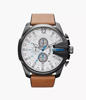 Picture of Diesel Men’s Mega Chief Chronograph Brown Leather Watch DZ4280