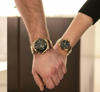 Picture of Fossil His and Her Chronograph Gold-Tone Stainless Steel Watch Gift Set BQ2400SET