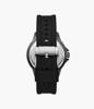 Picture of Fossil Men’s Bannon Three-Hand Date Black Silicone Watch BQ2781