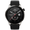 Picture of Amazfit GTR 4 AMOLED Smart Watch with Classic Navigation Crown, B.Phone Call,  BioTracker 4.0 & alexa - Superspeed Black / Brown Leather