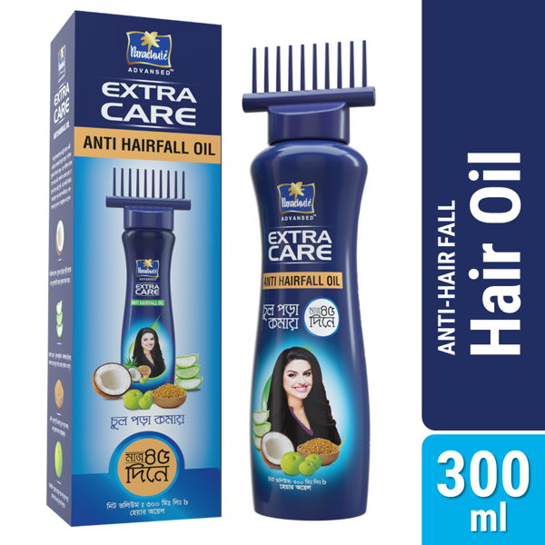 Picture of Parachute Hair Oil Anti Hairfall Oil Extra Care 300ml (Root Applier)