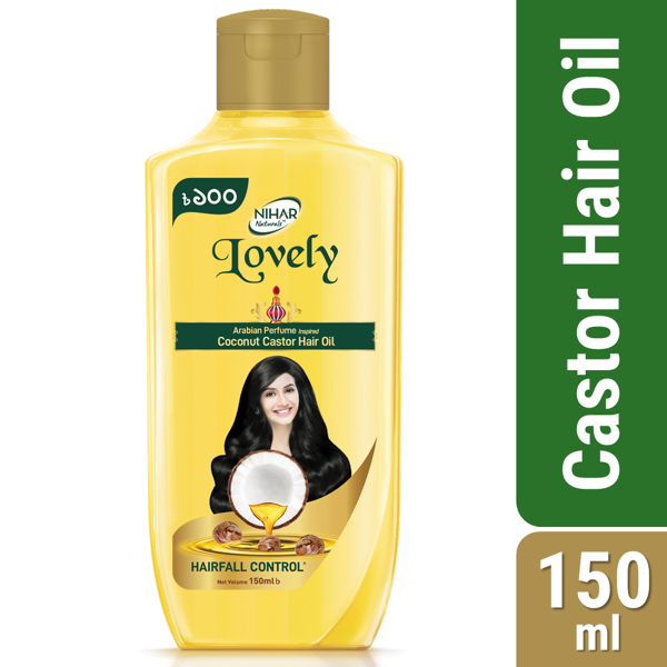 Picture of Nihar Lovely Coconut Castor Hair Oil 150ml