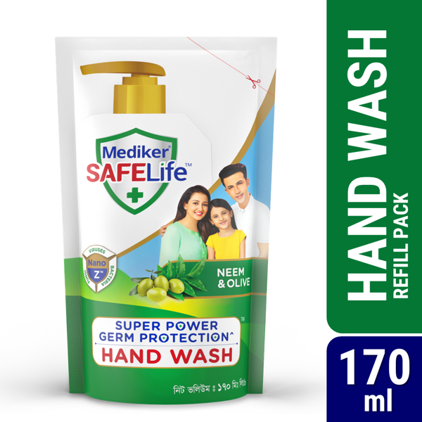 Picture of Mediker SafeLife Hand Wash 170ml Refill