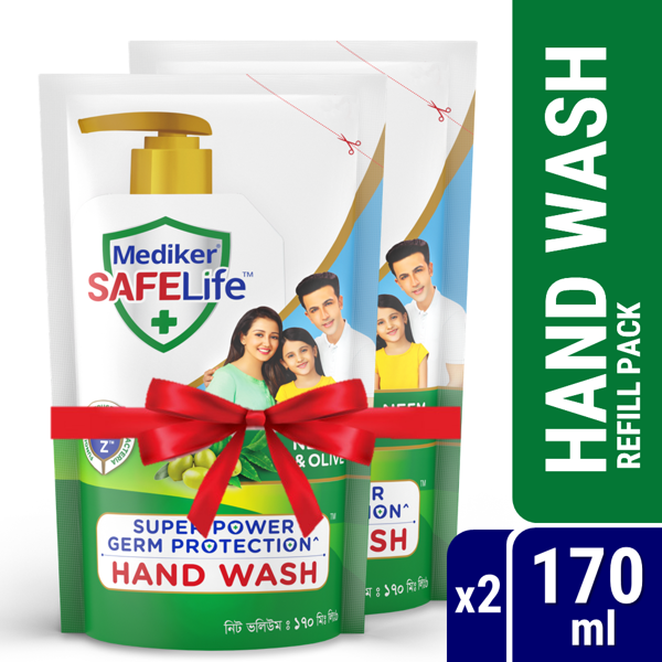 Picture of Mediker SafeLife Hand Wash Refill Combo Pack (170ml X 2pcs)