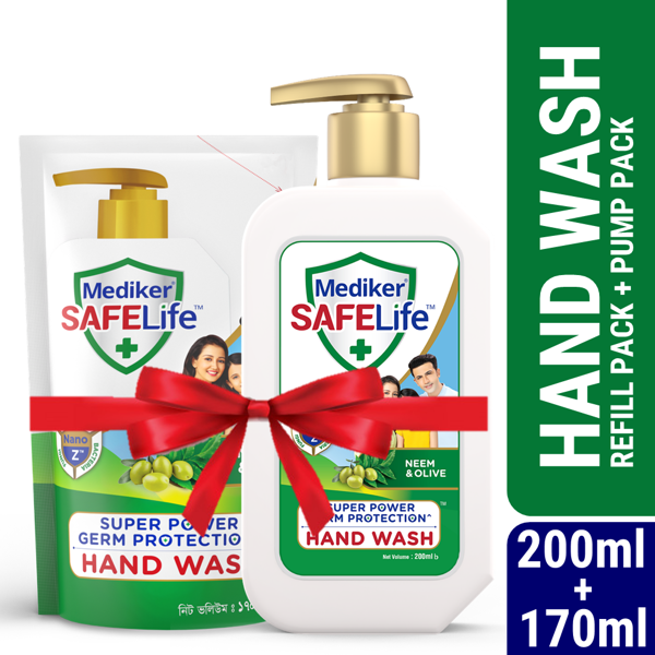 Picture of Mediker Safelife Combo Pack 370ml (Pump + Refill)
