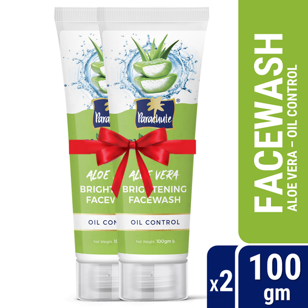 Picture of Parachute SkinPure Aloe Vera Brightening Facewash (Oil Control) Double Pack (100gm x 2)